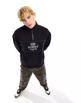 Роскошные спортивные брюки Tommy Jeans черного цвета с застежкой-молнией 1/2