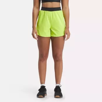 Роскошные тканые шорты Reebok, цвет Acid Yellow