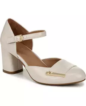 Роскошные туфли Mary-Jane на каблуке Naturalizer, коричневый/бежевый