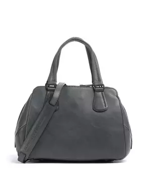 Роскошный бабушкин клуб mrs. арахисовая хрупкая сумочка из мелкозернистой яловой кожи Aunts & Uncles, серый