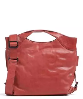 Роскошный бабушкин клуб Mrs. сумка через плечо в стиле поп-корн из мелкозернистой кожи Aunts & Uncles, красный