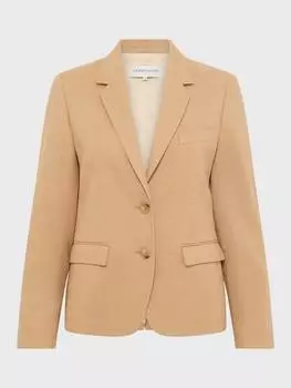 Роскошный блейзер из льна raphie Gerard Darel, песочный