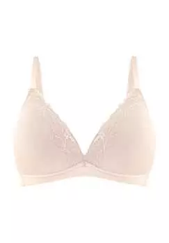 Роскошный комфортный мягкий бюстгальтер без косточек и кружева Conturelle Felina, розовый