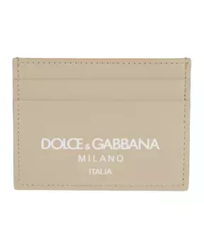 Роскошный кошелек из телячьей кожи. Dolce & Gabbana, бежевый