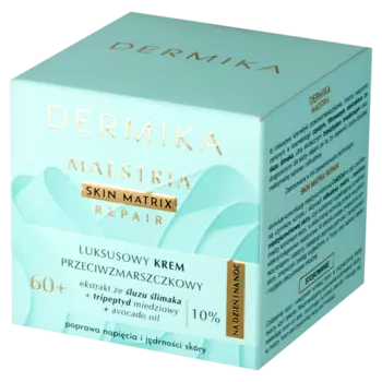 Роскошный крем для лица против морщин 60+ для дня и ночи, 50 мл Dermika Maestria
