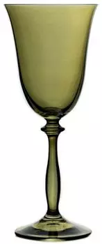 Роскошный набор бокалов для белого вина Casa Padrino в стиле барокко из 6 янтарных бокалов 8,5 x В. 21 см - Бокалы для вина ручной работы - Аксессуары для отелей и ресторанов - Качество класса люкс