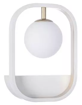 Роскошный настенный светильник Casa Padrino белый/золотой 17,8 x 11 x В. 25 см - настенный светильник для гостиной