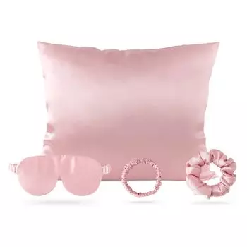 Роскошный подарочный набор для сна из 100% шелка So Fluffy, 1 комплект