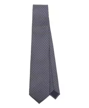 Роскошный шелковый галстук для мужчин. Corneliani, коричневый