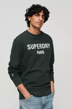 Роскошный свитшот со свободным логотипом Superdry, белый