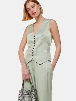 Роскошный жилет rita Whistles, цвет Sage Green