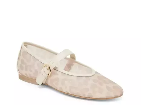 Roslyn Mary Jane Балетки Dolce Vita, White Leopard Print