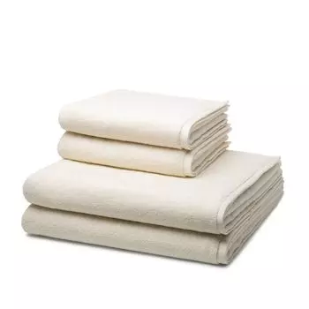 Ross Sensual Skin 2 полотенца и 2 банных полотенца - в наборе из махровой ткани, обработанной маслом алоэ вера, без химических добавок, с высокой впитывающей способностью и особенно простой в уходе., бежевый