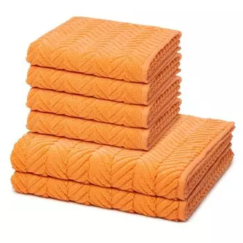 Ross Sensual Skin 4 полотенца и 2 банных полотенца в наборе из махровой ткани, обработанной маслом алоэ вера, без химических добавок, с высокой впитывающей способностью и особенно простыми в уходе.