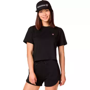 Rossi Crop Rossignol женская футболка, чёрный
