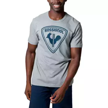 Rossi Rossignol Мужская футболка с логотипом, серый
