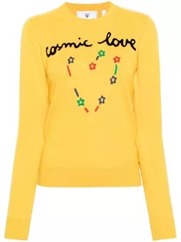 Rossignol джемпер Esther из шерсти мериноса с вышивкой, желтый