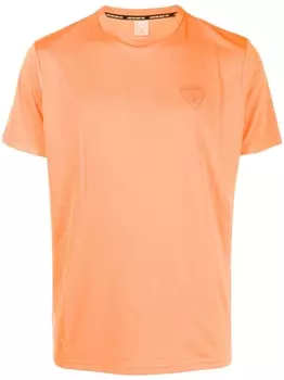 Rossignol футболка с нашивкой-логотипом, оранжевый
