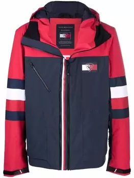 Rossignol куртка с полосками и логотипом, синий