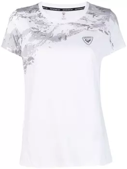 Rossignol легкая футболка с логотипом, белый