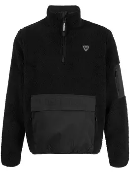 Rossignol logo-patch fleece sweatshirt, черный