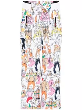 Rossignol лыжные брюки с графичным принтом из коллаборации с JCC, белый