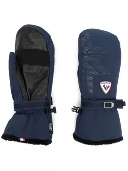 Rossignol перчатки с нашивкой-логотипом, синий