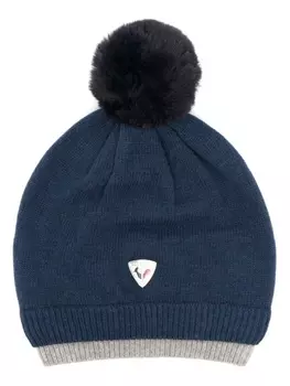 Rossignol шапка бини Lasya с логотипом, синий