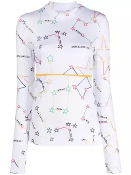 Rossignol топ Saturn с принтом, белый