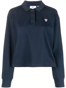 Rossignol укороченная рубашка поло, синий
