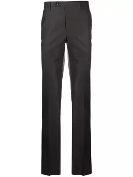 Rota брюки строгого кроя со складками, коричневый