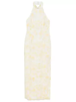 ROTATE BIRGER CHRISTENSEN декорированное платье макси, белый