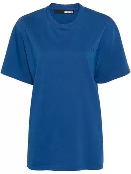 ROTATE BIRGER CHRISTENSEN футболка с вышитым логотипом, синий