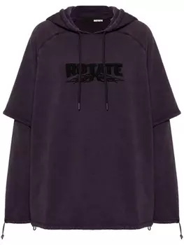 ROTATE BIRGER CHRISTENSEN худи HD Enzyme, фиолетовый