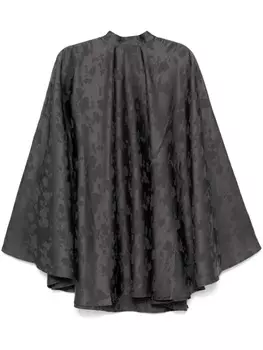 ROTATE BIRGER CHRISTENSEN мини-платье с рукавами «летучая мышь», серый