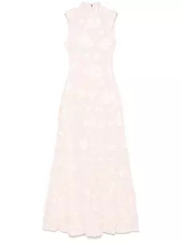 ROTATE BIRGER CHRISTENSEN платье макси с цветочным принтом, розовый