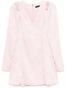 ROTATE BIRGER CHRISTENSEN платье мини с объемными рукавами, розовый