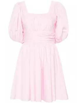 ROTATE BIRGER CHRISTENSEN плиссированное мини-платье, розовый