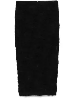 ROTATE BIRGER CHRISTENSEN сетчатая юбка миди, черный