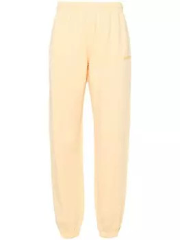 ROTATE BIRGER CHRISTENSEN спортивные брюки с вышитым логотипом, желтый