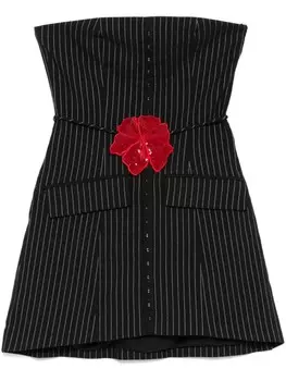 ROTATE BIRGER CHRISTENSEN топ без бретелек, черный