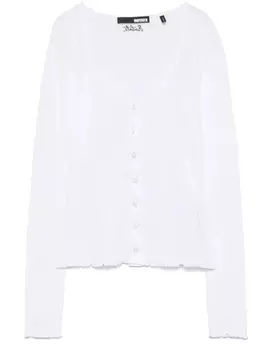 ROTATE BIRGER CHRISTENSEN топ с длинными рукавами, белый