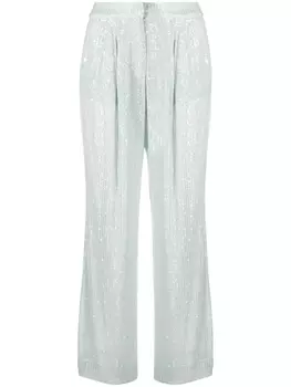 ROTATE брюки с пайетками, синий