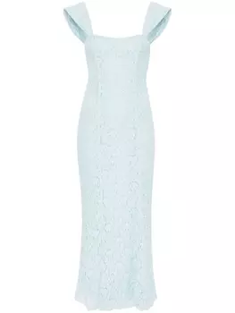 ROTATE кружевное платье, синий