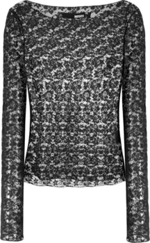 ROTATE кружевной топ, черный