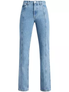 ROTATE твиловые брюки прямого кроя, синий