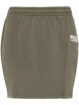 ROTATE юбка с вышитым логотипом, зеленый