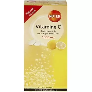 Roter Витамин C 1000 мг - Витамины - Лимон - 20 Шипучие таблетки