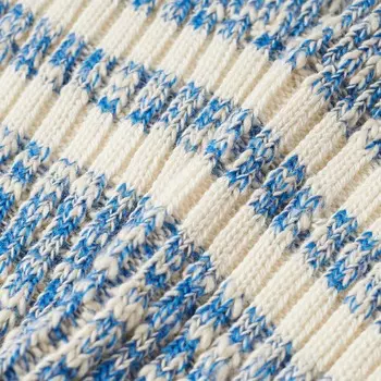 RoToTo Slub Полосатые носки, синий