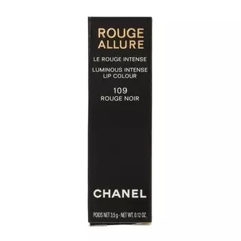 Rouge Allure Luminous Intense Lip Color 109 Rouge Noir для женщин, 0,12 унции, Chanel